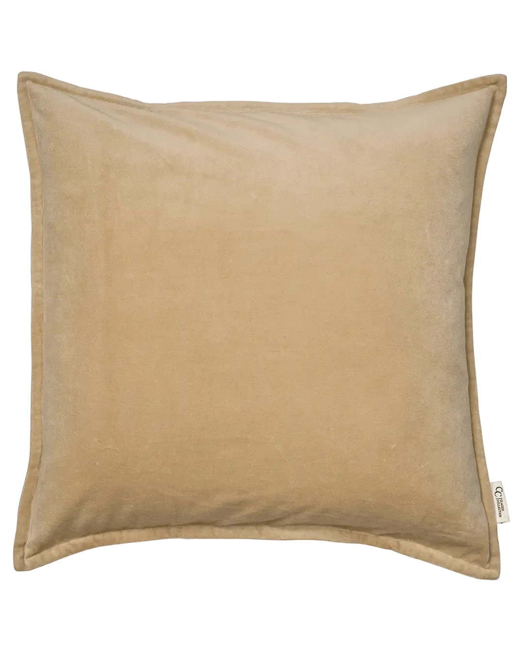 Samtkissenbezug Sand 50x50 – Klassischer Samt