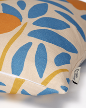 Kuddfodral Sunny Citrus Blå