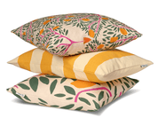 Kuddfodral Striped Orange