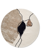 Matta Abstract Ivory Rund