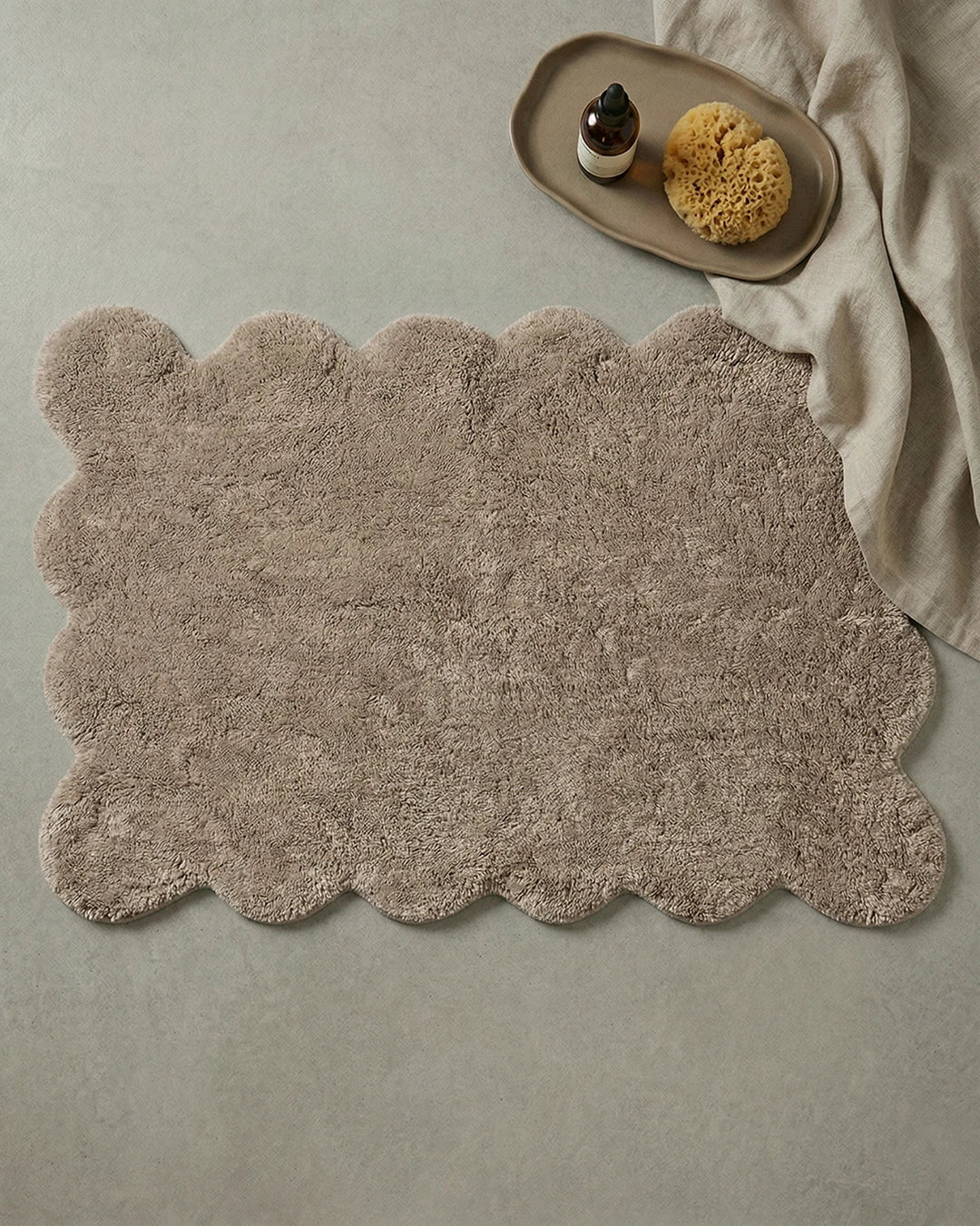 Badematte Clam Beige