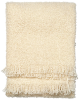 Pläd Bouclé Cream