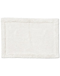 Badematte Border Weiß - 60x90 cm