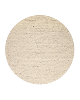 Måttanpassad Matta Boucle Cream Beige Rund