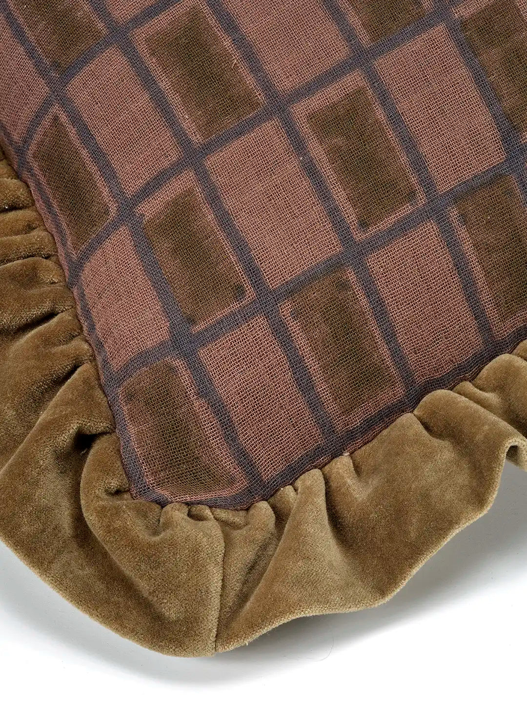 Kuddfodral Block Aubergine