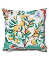Kuddfodral Botanical Orange Vit