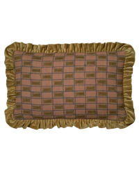 Kissenbezug Block Aubergine - 40 x 60 cm