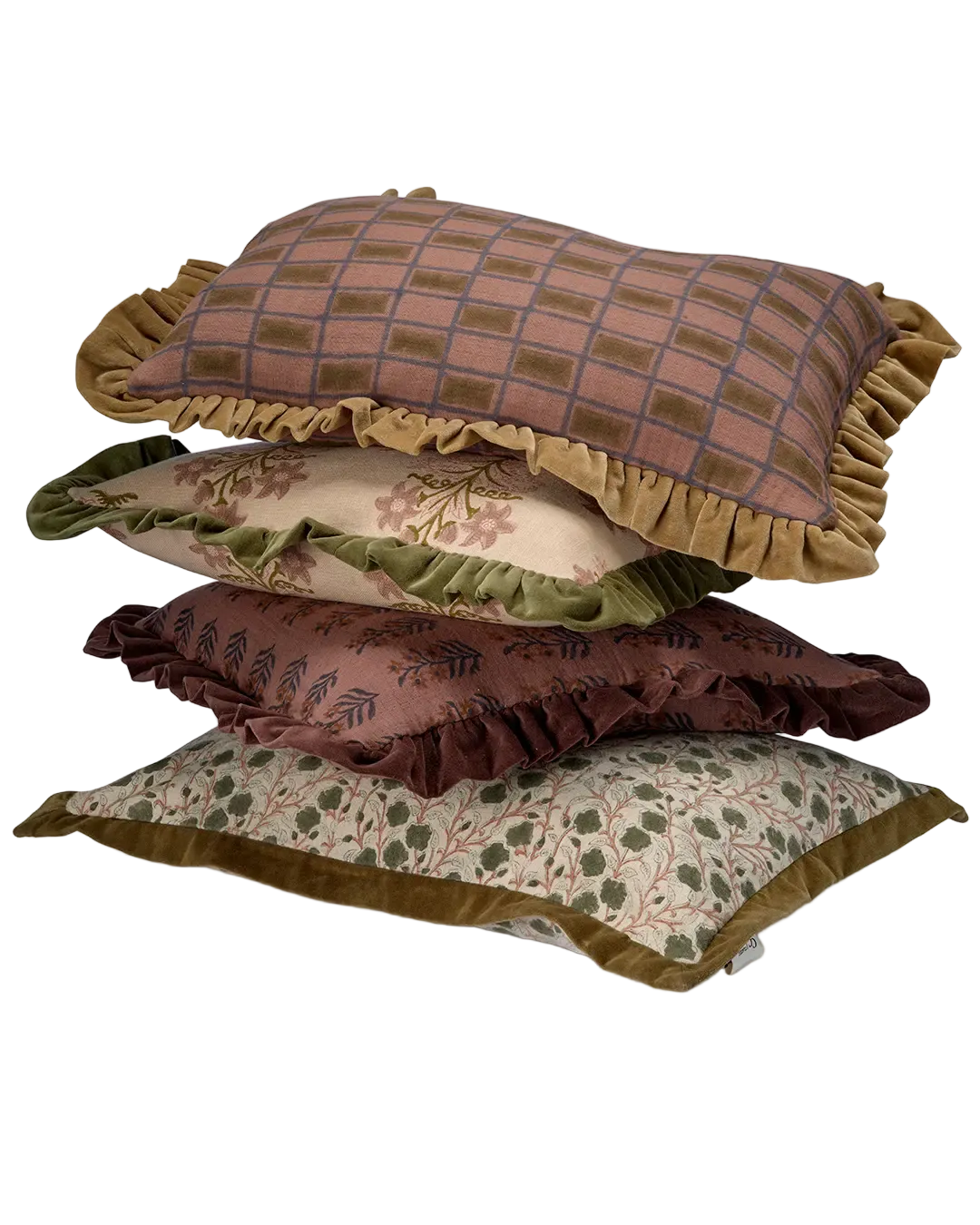 Kuddfodral Block Aubergine