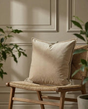 Cushion Cover Classic Velvet Beige