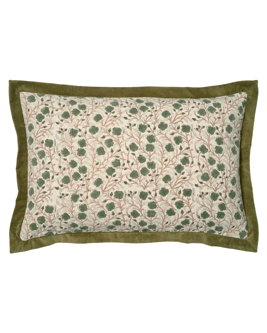 Kuddfodral  Daisy Grön