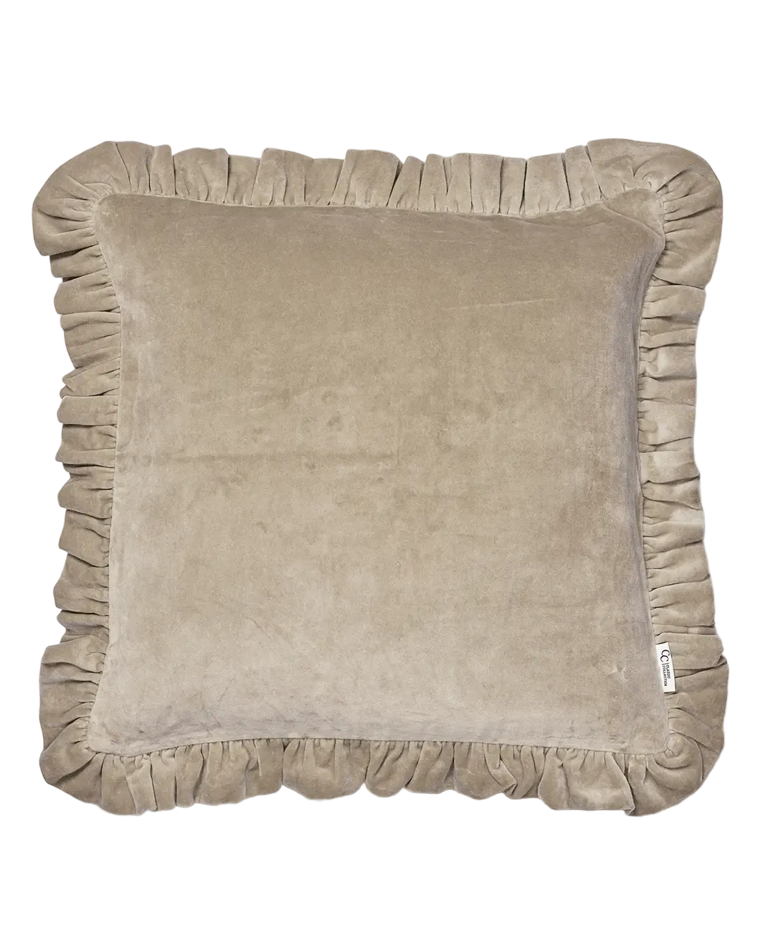Kuddfodral Frilled Beige