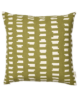 Kuddfodral Ikat Block Grön