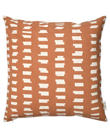 Kuddfodral Ikat Block Terracotta