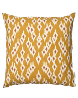 Kuddfodral Ikat Diamond Ockra
