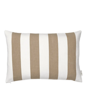 Kuddfodral Striped Beige