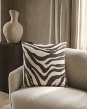 Cushion Cover Savannah Brown/Off-white