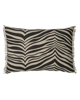 Kissen Zebra Schwarz