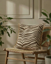 Kissen Zebra Braun