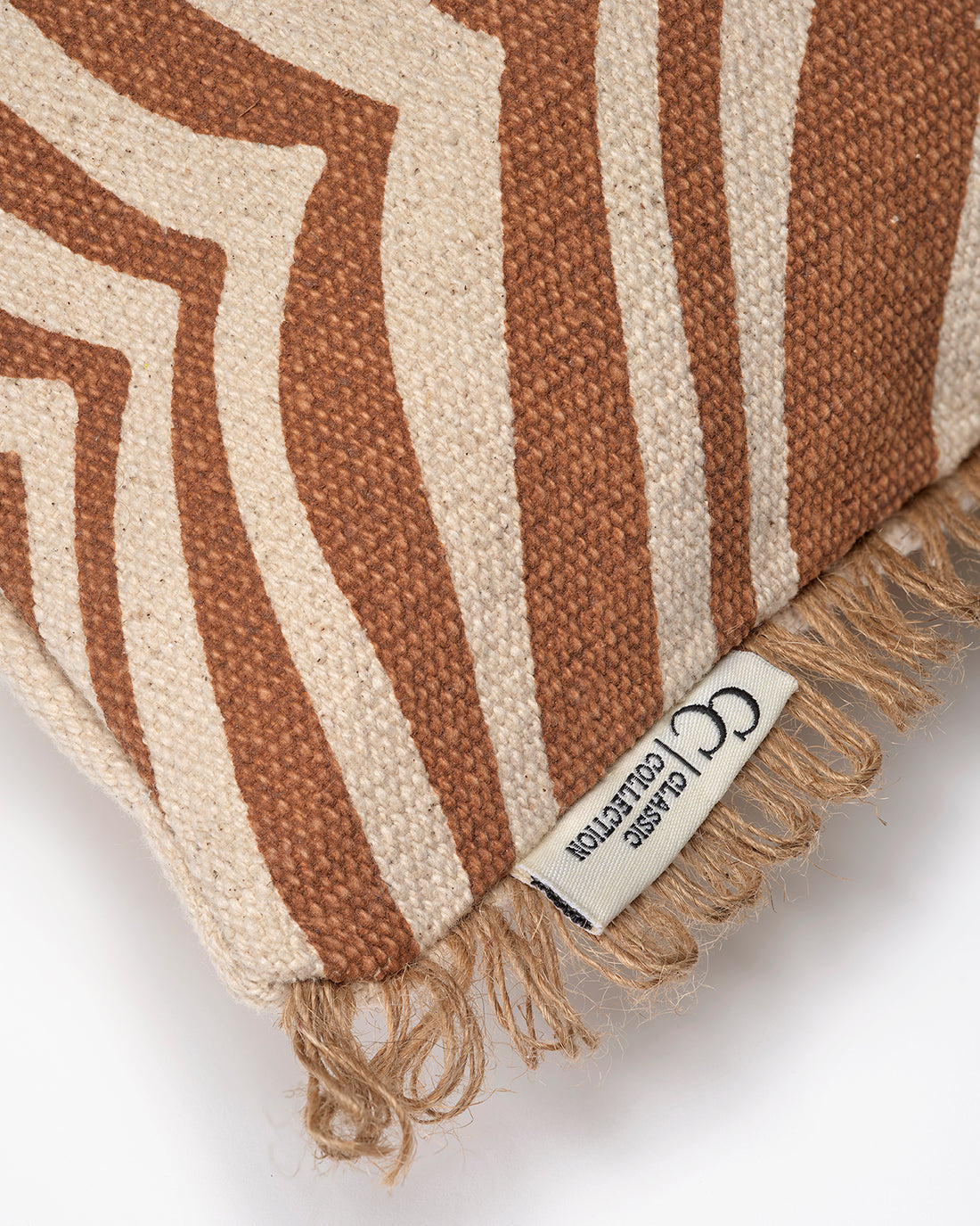 Kudde  Zebra Glazed Ginger