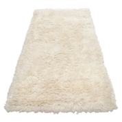 Gångmatta Cloudy Naturvit