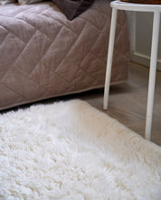 Gångmatta Cloudy Naturvit