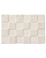 Bath Mat Check White
