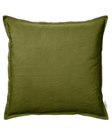 Kuddfodral Classic Linen Skogsgrön