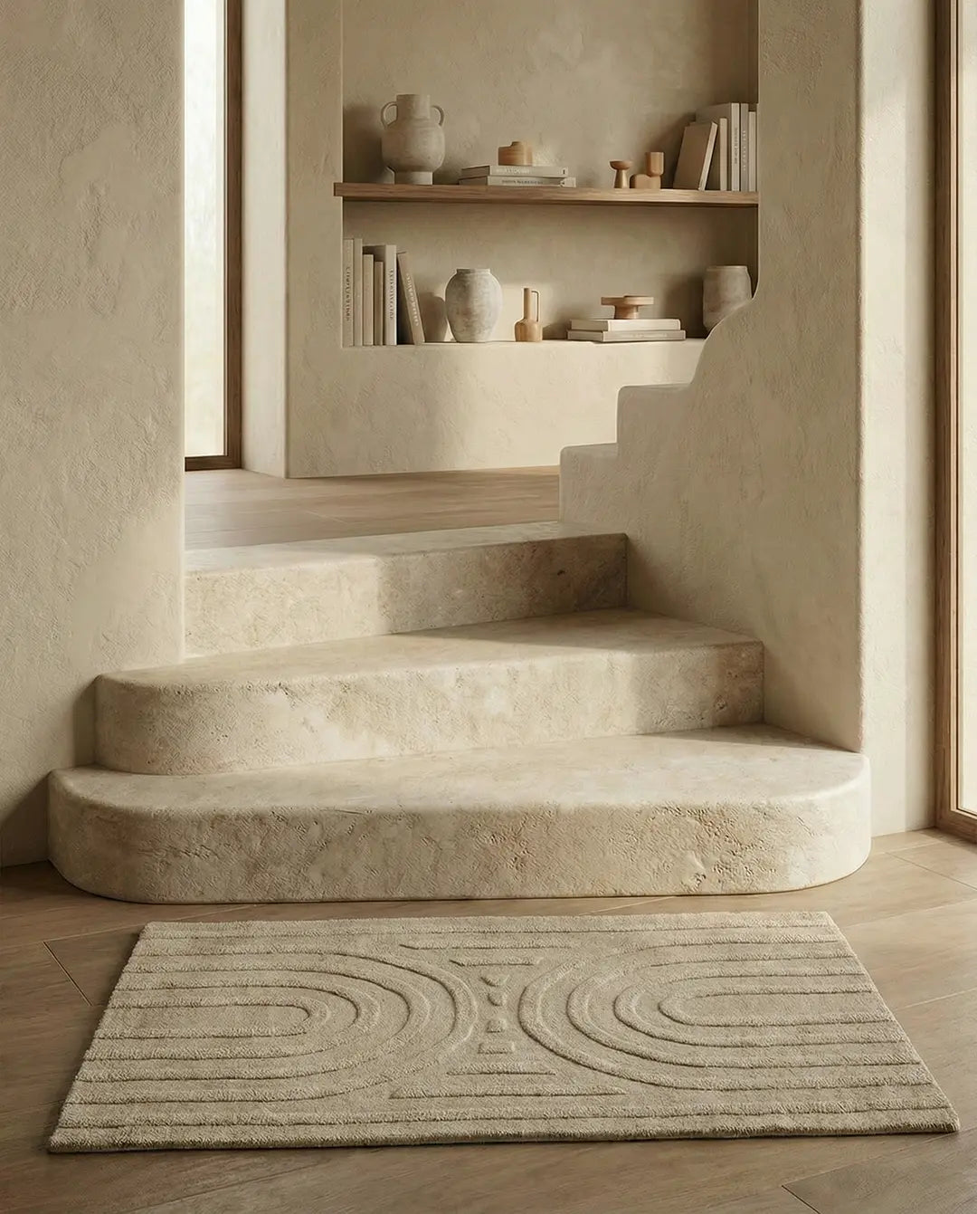 Dörrmatta Curve Beige