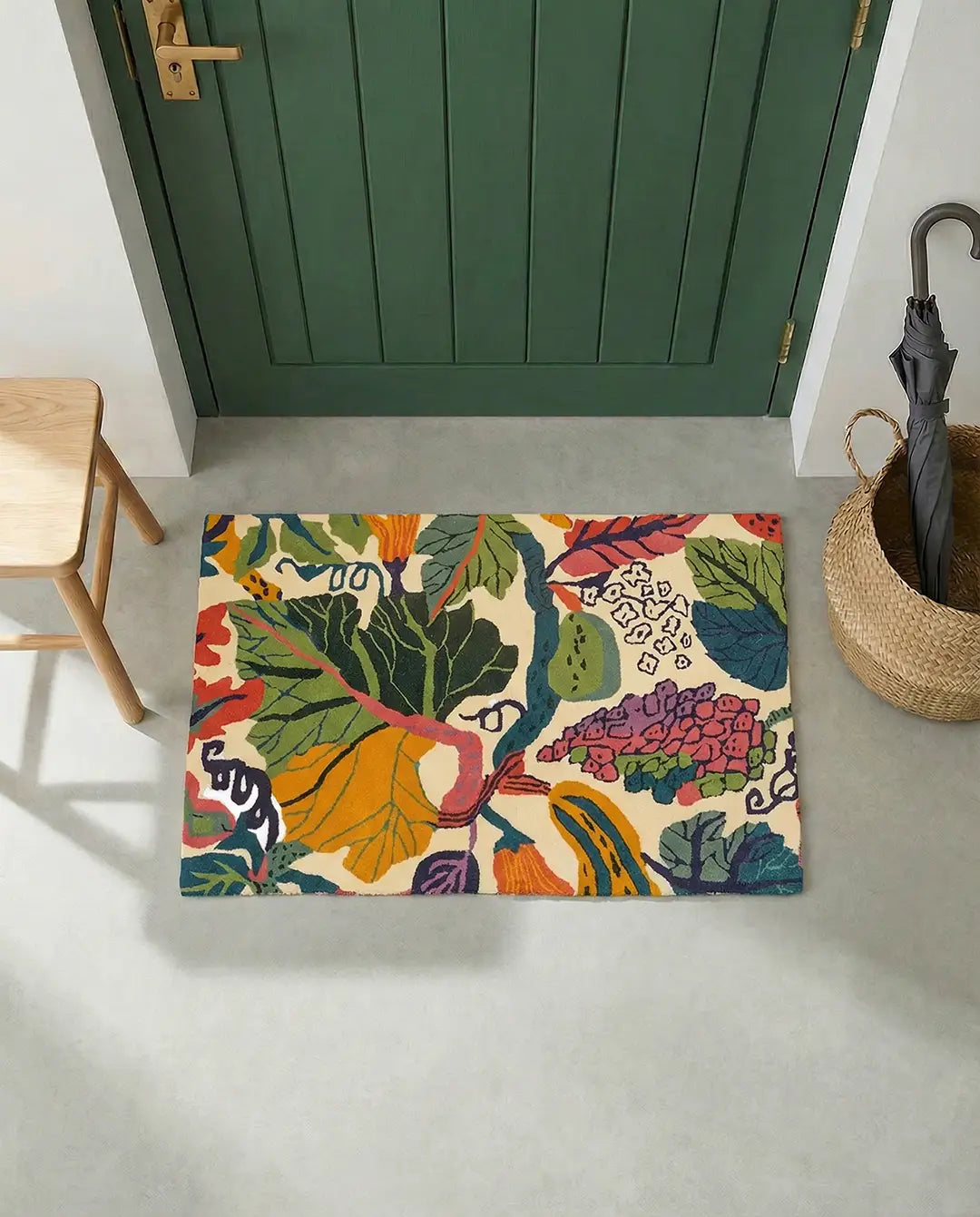 Dörrmatta Heritage Garden Cream/Multi