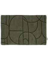 Doormat Modern Abstract Green