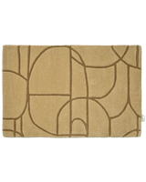 Doormat Modern Abstract Mustard