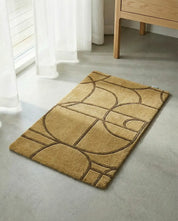Türmatte Modern Abstract Mustard