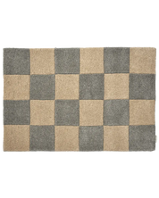Dörrmatta Square Grå/Natur