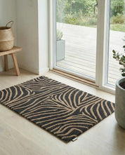 Dörrmatta Zebra Charcoal
