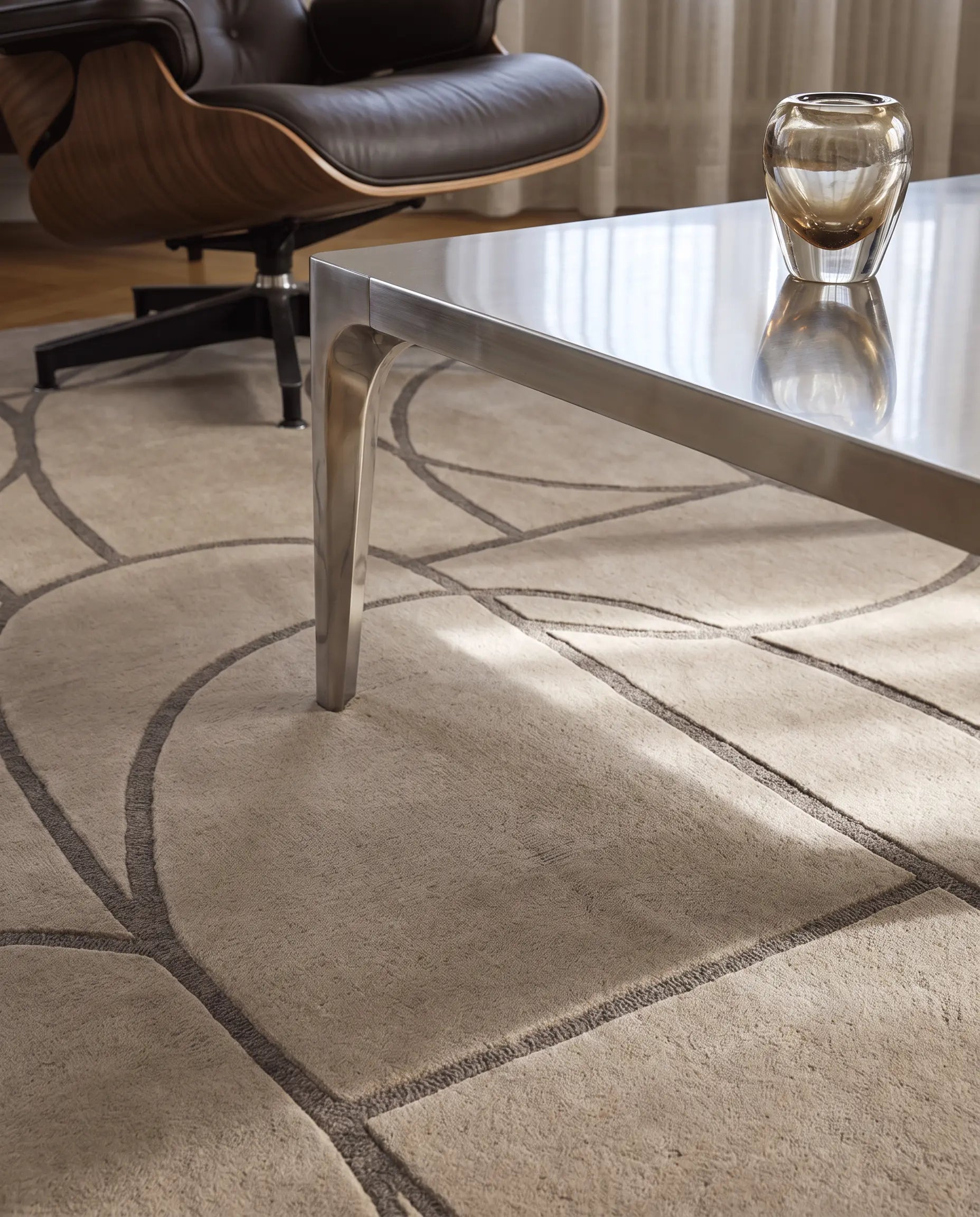 Matta Modern Abstract Beige