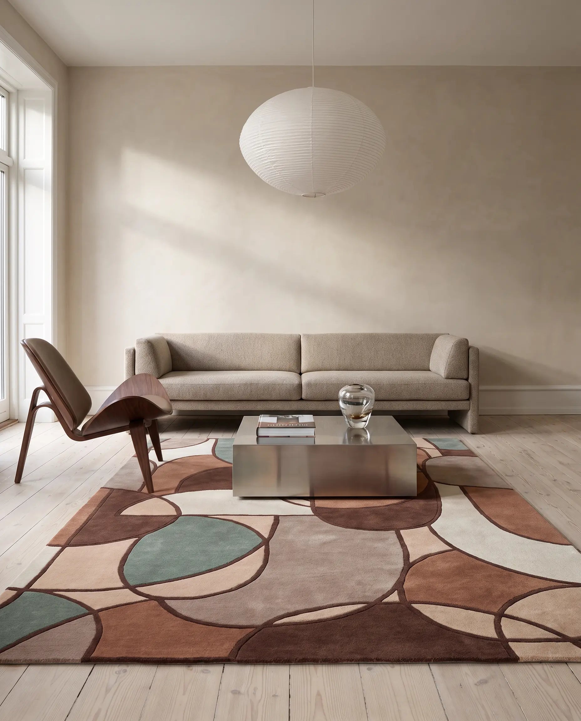 Matta Modern Abstract Multi Pastell