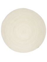 Måttanpassad Matta Merino Rund White