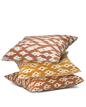 Kuddfodral Ikat Diamond Mocha