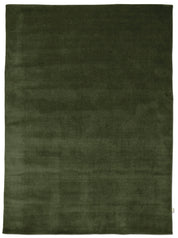 Rug Solid Forest Green