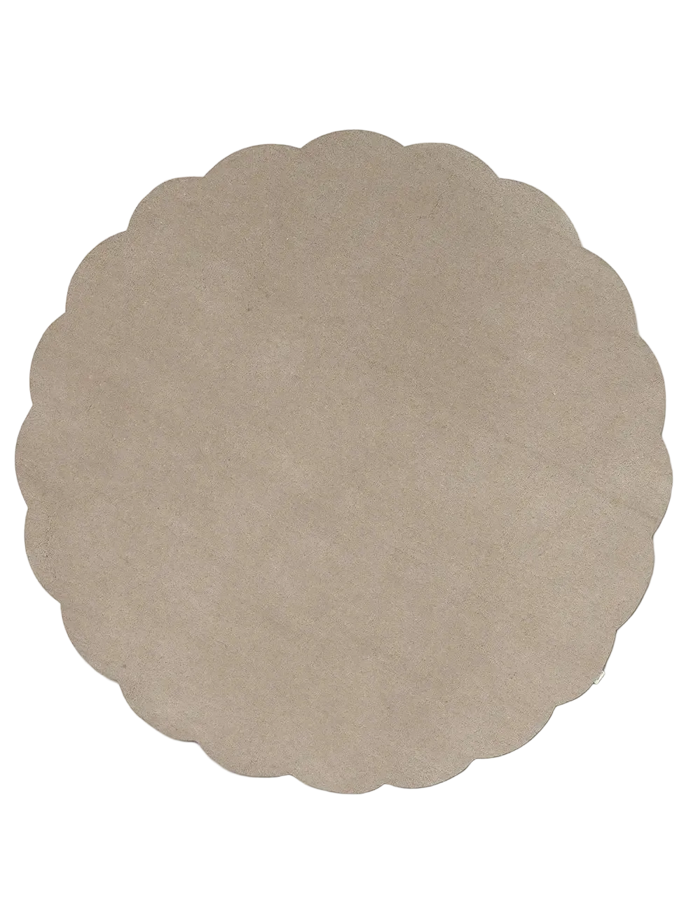 Matta Shell Beige Rund – Classic Collection
