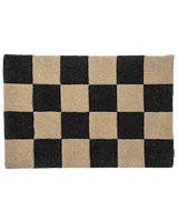 Fußmatte Square Schwarz/Natur
