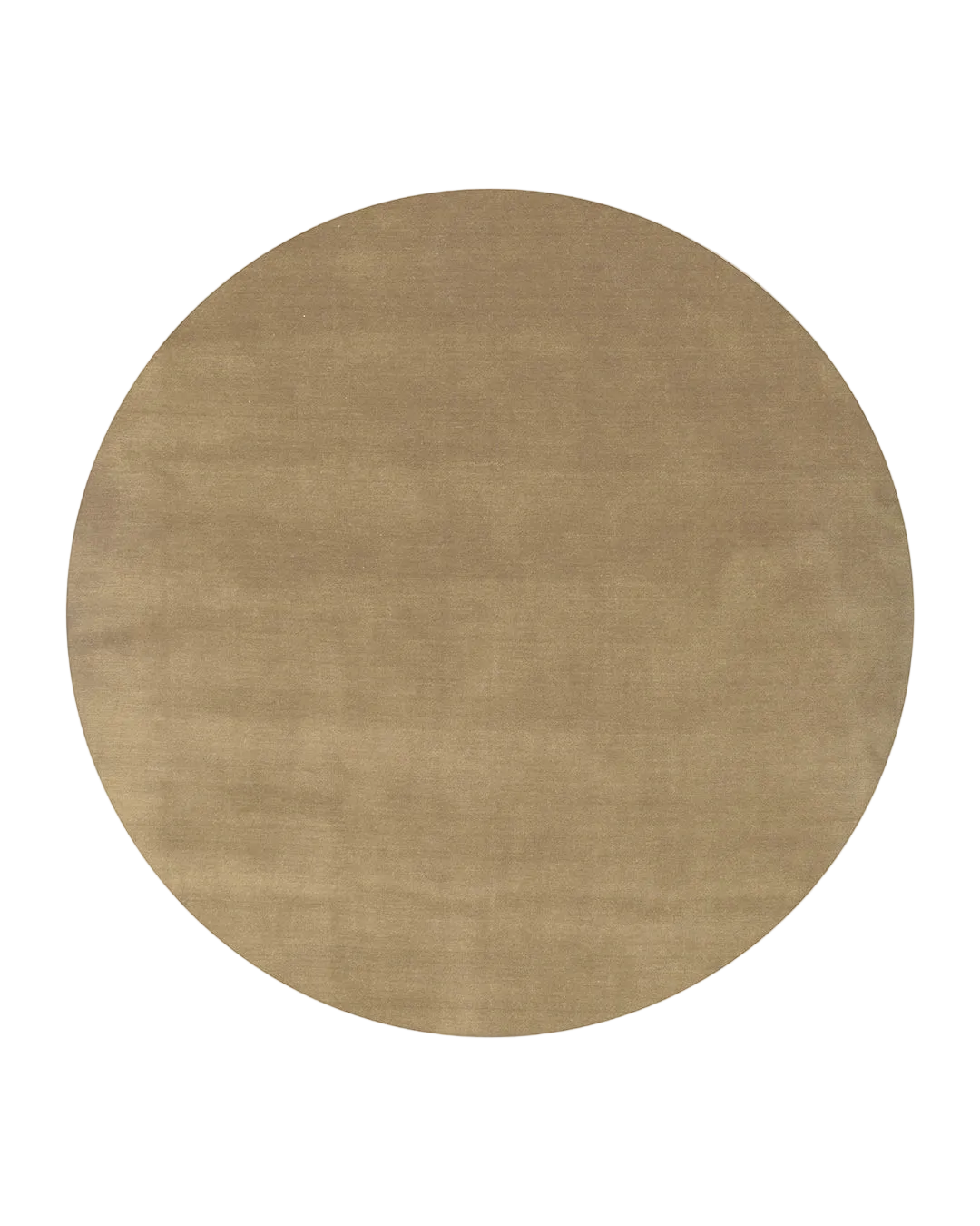 Frilagd bild av matta Solid Rund för måttbeställning i färgen Wheat, en havrefärgad beige ton. Mattan är vävd för hand - Classic Collection