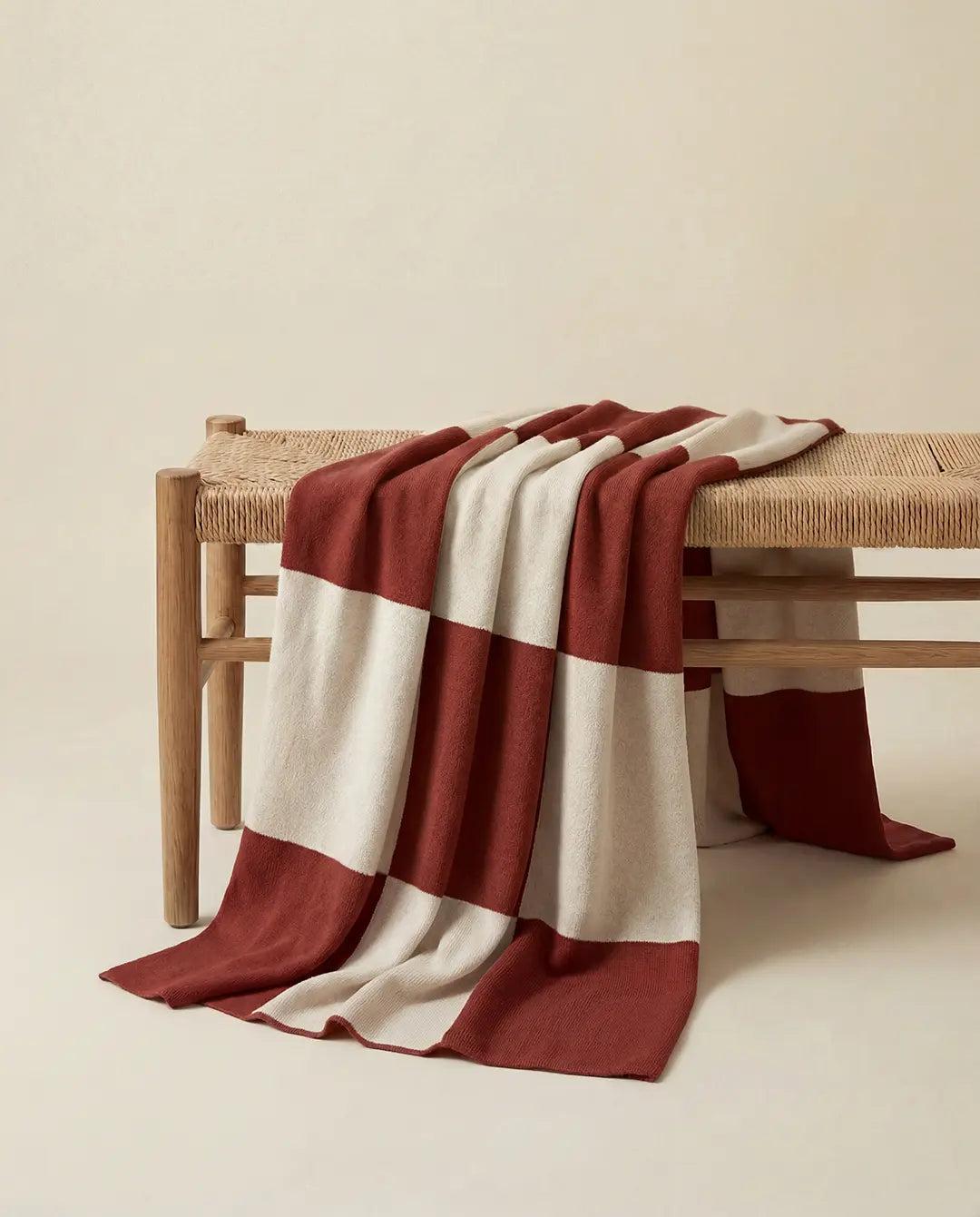 Throw Square Dark Terracotta