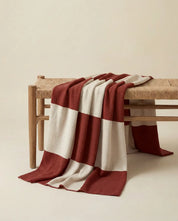 Throw Square Dark Terracotta