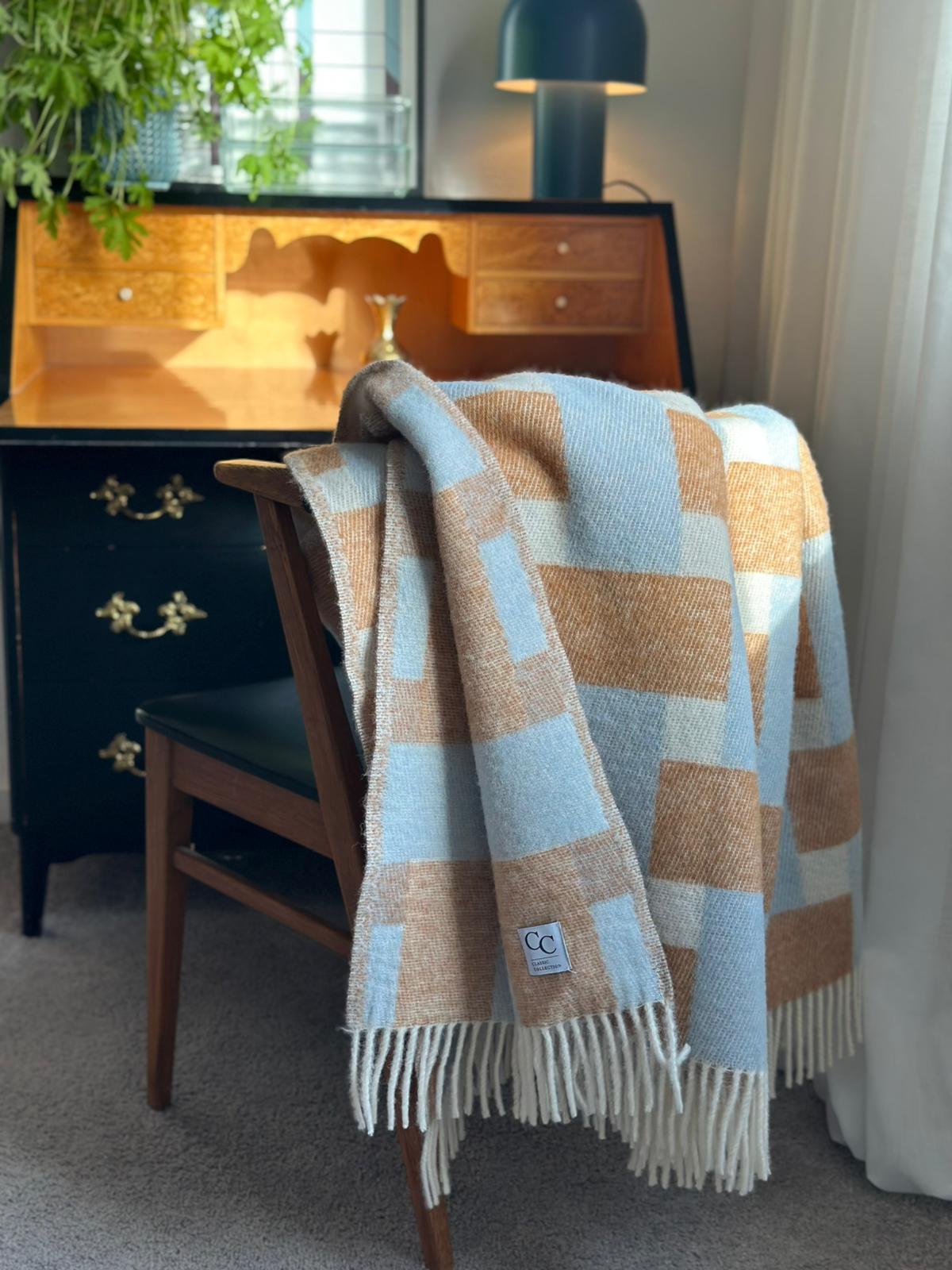 Pläd Weave Terracotta