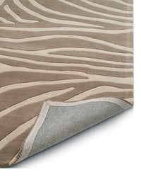 Maßgefertigter Teppich Zebra Beige