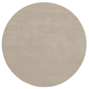 Måttanpassad Matta Solid Rund Beige