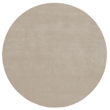 Måttanpassad Matta Solid Beige Rund