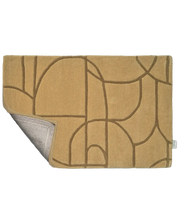 Dörrmatta Modern Abstract Mustard