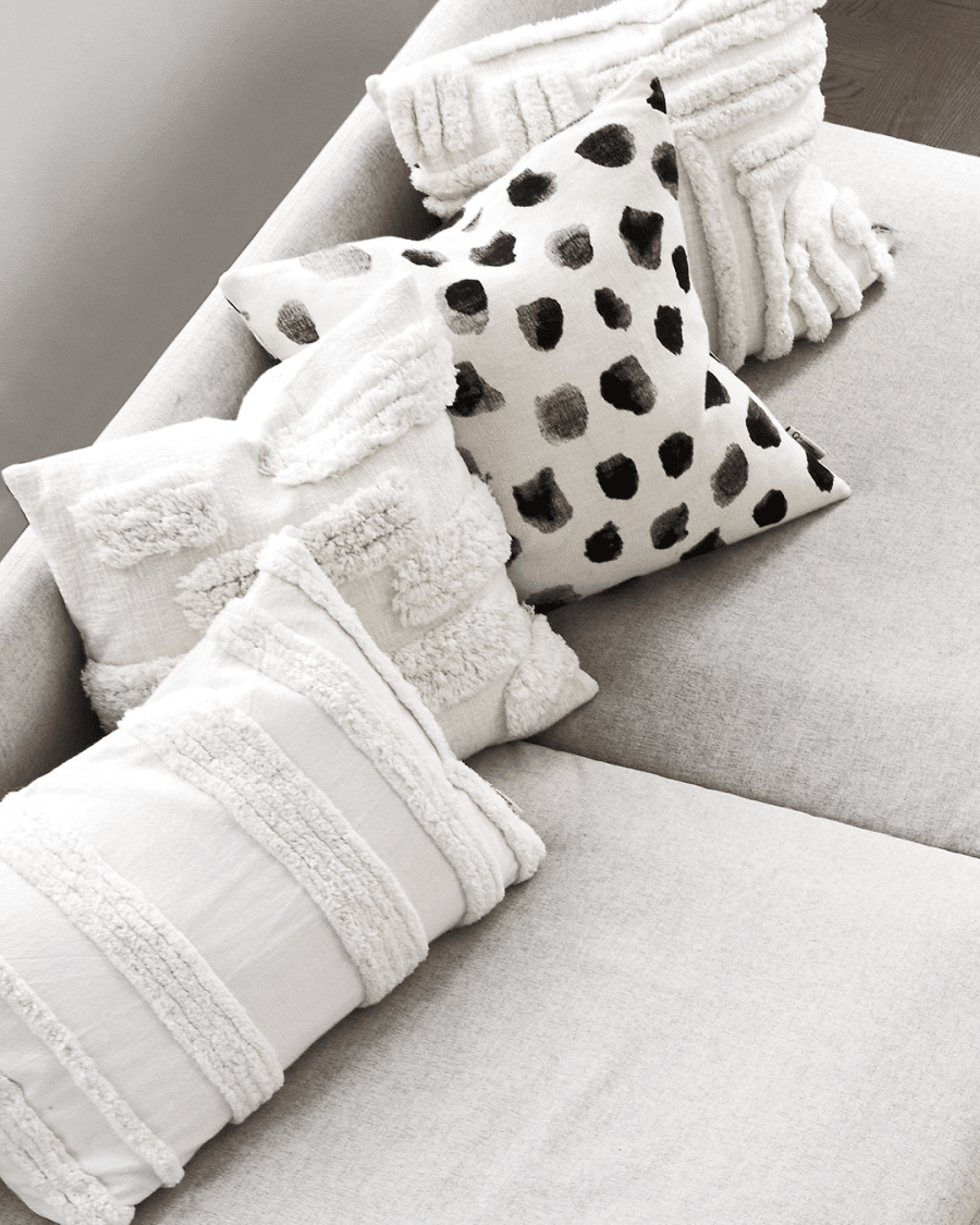 Kuddfodral Bricks Vit